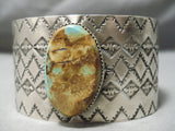 Outstanding Native American Navajo Royston Turquoise Sterling Silver Bracelet-Nativo Arts