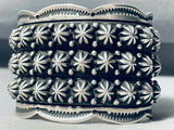 137 Grams Heavy Sturdy Native American Navajo Platero Sterling Silver Bracelet Cuff-Nativo Arts