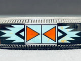 Extreme Intricacy Vintage Native American Navajo Turquoise Sterling Silver Bracelet-Nativo Arts