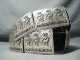 Best Robbie Becenti Vintage Native American Navajo Kokopelli Sterling Silver Concho Belt-Nativo Arts
