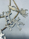 The Most Detailed Vintage Southwestern Sterling Silver Necklace Old-Nativo Arts