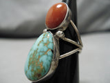 Impressive Vintage Navajo Tommy Jackson Sterling Silver Native American Ring-Nativo Arts