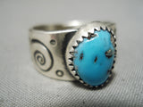 Important Jeanette Dale Vintage Native American Navajo Turquoise Sterling Silver Ring-Nativo Arts