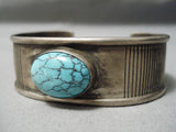 Rare Earlier Emma Lincoln Vintage Native American Navajo Turquoise Sterling Silver Bracelet-Nativo Arts