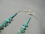 Incredible Vintage Navajo Turquoise Nugget Native American Ehishi Necklace-Nativo Arts