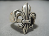 Impressive Vintage Navajo Native American Sterling Silver Ring-Nativo Arts
