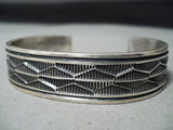 Sunny Reeves Vintage Native American Navajo Sterling Silver Bracelet-Nativo Arts
