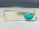 Contemporist Vintage Native American Navajo Malachite Sterling Silver Bracelet-Nativo Arts