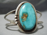 Carla Allapour Vintage Native American Navajo Royston Turquoise Sterling Silver Bracelet-Nativo Arts