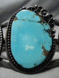 Old Bisbee Turquoise Vintage Native American Navajo Sterling Silver Naive American Bracelet-Nativo Arts