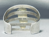 Dry Creek Turquoise Vintage Native American Navajo Sterling Silver Bracelet-Nativo Arts