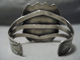 One Of The Best Ever Vintage Native American Navajo Cerrillos Turquoise Sterling Silver Bracelet-Nativo Arts