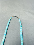 Breathtaking Vintage Santo Domingo Turquoise Sterling Silver Necklace-Nativo Arts
