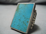 Amazing Vintage Navajo Turquoise Native American Sterling Silver Ring-Nativo Arts