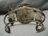 Early Museum Vintage Native American Navajo Zuni Turquoise Sterling Silver Bracelet Old-Nativo Arts