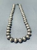 Incredible Vintage Native American Navajo Sterling Silver Necklace-Nativo Arts