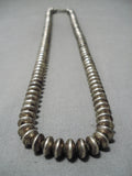 Amazing Vintage Navajo Sterling Silver Native American Necklace-Nativo Arts