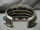 The Biggest Best Vintage Native American Navajo Mary Morgan Turquoise Sterling Silver Bracelet-Nativo Arts