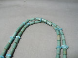 One Of The Best Navajo Tubule Turquoise Native American Necklace-Nativo Arts