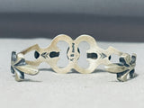 Superior Vintage Native American Navajo Kingman Turquoise Sterling Silver Bracelet-Nativo Arts