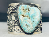 Get Your Workout In 154 Gram Native American Navajo Turquoise Sterling Silver Bracelet-Nativo Arts