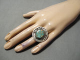 Marvelous Vintage Native American Navajo Royston Turquoise Sterling Silver Ring Old-Nativo Arts