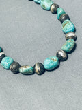 Astounding Vintage Native American Navajo Royston Turquoise Sterling Silver Necklace-Nativo Arts