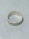 Gold And Silver Vintage Native American Navajo Sterling Ring-Nativo Arts