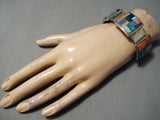 Important Vintage Native American Navajo Yellowhorse Turquoise Sterling Silver Bracelet-Nativo Arts
