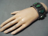 One Of The Best Vintage Native American Navajo Royston Turquoise Sterling Silver Bracelet-Nativo Arts