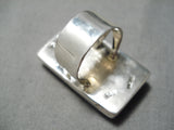 Exquisite Vintage Navajo Royston Turquoise Sterling Silver Ring Native American-Nativo Arts