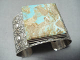 Magnificent San Felipe 8 Turquoise Sterling Silver Bracelet-Nativo Arts