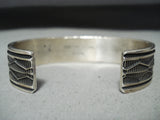 Sunny Reeves Vintage Native American Navajo Sterling Silver Bracelet-Nativo Arts