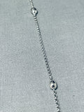 Very Unique Vintage Southwest Sterling Silver Ball Necklace-Nativo Arts