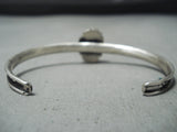 Outstanding Vintage Native American Navajo Bisbee Turquoise Sterling Silver Bracelet-Nativo Arts