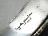 Important Vintage Native American Navajo Yellowhorse Turquoise Sterling Silver Bracelet-Nativo Arts