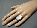 Turquoise Tree Vintage Zuni Sterling Silver Native American Ring-Nativo Arts