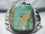 Fabulous Navajo Royston Turquoise Sterling Silver Bracelet Native American-Nativo Arts