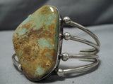Museum Vintage Native American Navajo Royston Turquoise Sterling Silver Bracelet Old Cuff-Nativo Arts