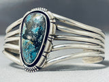 Lavender Pit Bisbee Turquosie Vintage Native American Navajo Sterling Silver Bracelet-Nativo Arts