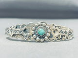 Native American Marvelous Vintage Fred Harvey Royston Turquoise Sterling Silver Bracelet-Nativo Arts