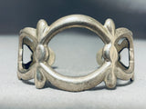 Window Rock Outstanding Vintage Native American Navajo Sterling Silver Bracelet-Nativo Arts