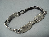 Amazing Vintage Navajo Sterling Silver Bracelet Native American Old-Nativo Arts