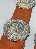 300 Gram Vintage Native American Navajo Sterling Silver Concho Belt-Nativo Arts