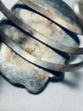 Important Museum Vintage Native American Navajo Carico Lake Turquoise Sterling Silver Bracelet-Nativo Arts