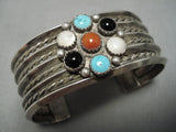 Incredible Vintage Native American Navajo Turquoise Sterling Silver Bracelet-Nativo Arts