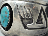 Museum Vintage Hopi/ Native American Navajo Turquoise Sterling Silver Bracelet Old-Nativo Arts