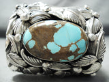 200 Gram Horse Native American #8 Turquoise Sterling Silver Bracelet-Nativo Arts