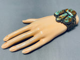 The Best Royston Turquoise Paw Vintage Native American Navajo Sterling Silver Bracelet-Nativo Arts