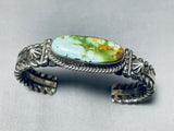 Al Jake Important Vintage Native American Navajo Royston Turquoise Sterling Silver Bracelet-Nativo Arts